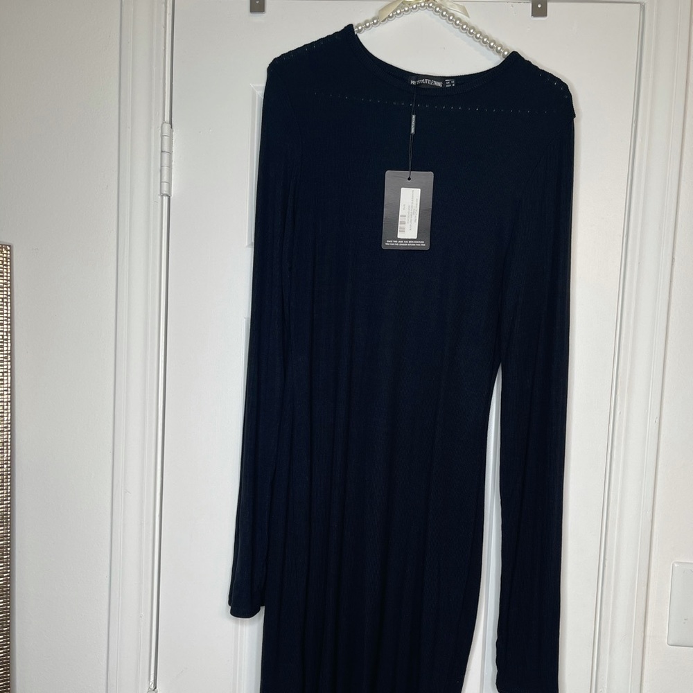 Black MIDI dress